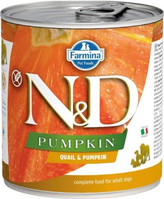 Farmina N&D Pumpkin - Консервы для собак, Перепел с Тыквой 285 гр Farmina N&D Pumpkin - Консервы для собак, Перепел с Тыквой 285 гр