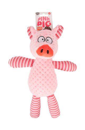 Karlie-Flamingo Свинка Пигги - Игрушка для собак с пищалкой 34см