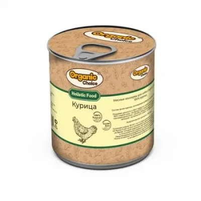 Organic Choice - Консервы для собак, 100% курица Organic Choice - Консервы для собак, 100% курица