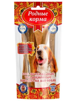 Родные Корма - Традиционные - Лакомство для собак, рубец говяжий 40гр