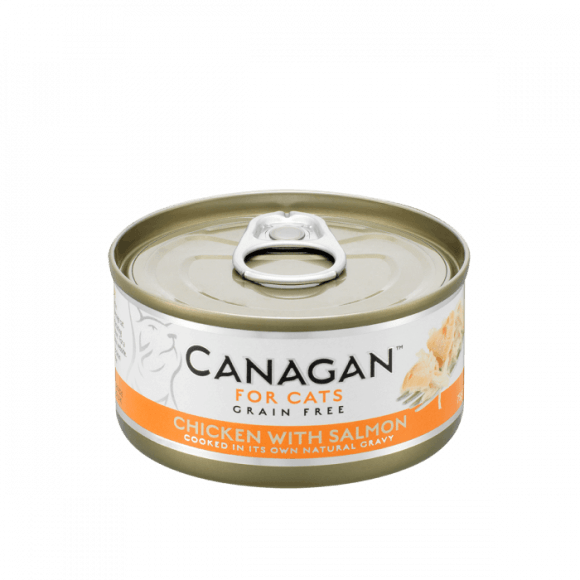 Canagan - Консервы для кошек, с цыпленком и лососем 75гр