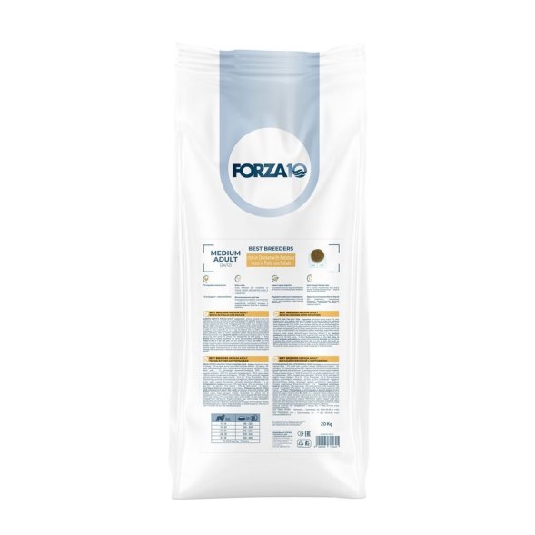Forza10 - Сухой корм для средних пород собак, с Курицей и Картофелем