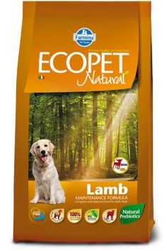 Farmina Ecopet - Сухой сбалансированный корм для собак малых пород, с Ягнёнком 12 кг