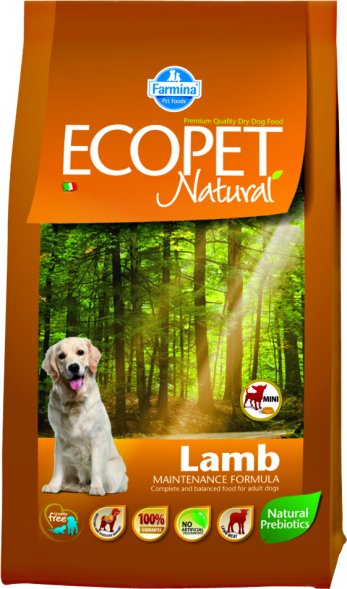 Farmina Ecopet - Сухой сбалансированный корм для собак малых пород, с Ягнёнком 12 кг