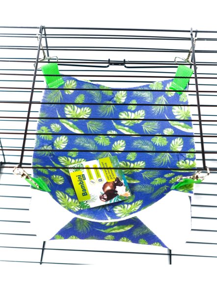 Bambini Pets - Гамак подвесной из фетра &amp;quot;Двухуровневый&amp;quot; для грызунов и хорьков 23*23*6 см