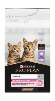 Pro Plan Kitten Delicate - Сухой корм для котят с индейкой