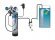 JBL ProFlora u502 - СО2-система с одноразовым баллоном 500 г и ЭМ клапаном для аквариумов до 600 л (120 см), полный комплект