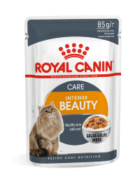 Royal Canin Intense Beauty - Влажный корм для поддержания красоты шерсти кошек, в желе 85гр