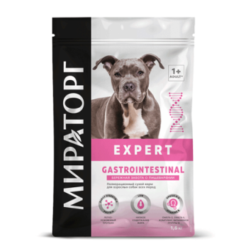 Мираторг - WINNER EXPERT - Сухой корм для собак всех пород, Забота о пищеварении, Профилактика ЖКТ, 1.5 кг