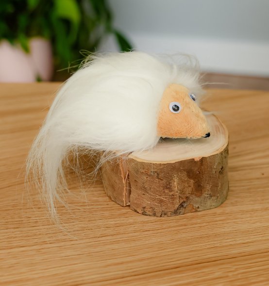 PetSHOP - Игрушка для кошек Дикобраз из искусственного меха, 9 см