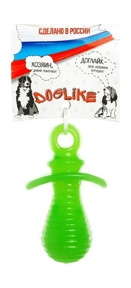 41595.580 Doglike - Igryshka dlya sobak, Soska, Zelenii kypit v zoomagazine «PetXP» Doglike - Игрушка для собак, Соска, Зеленый