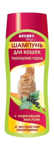 Деликс Шарм - Шампунь для кошек персидских пород 250мл