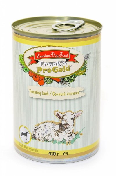 Frank's ProGold - консервы для собак с ягненком 415гр