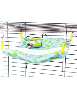 Bambini Pets - Гамак подвесной из фетра, квадратный спальный мешок, для грызунов и хорьков 25*25 см