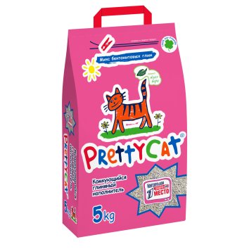 Pretty Cat - Комкующийся наполнитель Алоэ (Euro Mix Double Effect)