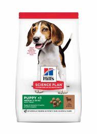Hill's Science Plan Puppy Lamb & Rice - Сухой корм для щенков средних пород с ягненком