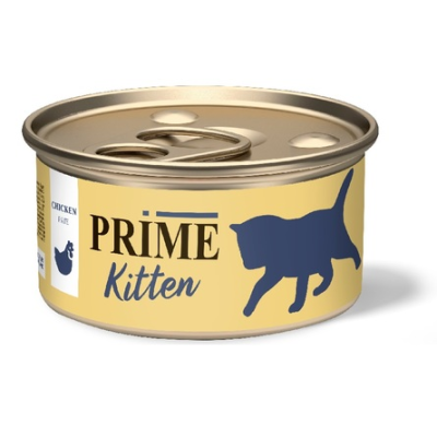 Prime Adult - Консервы паштет для котят, курица, 75 гр Prime Adult - Консервы паштет для котят, курица, 75 гр