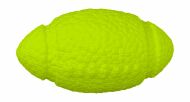 Mr.Kranch - Игрушка для собак, Мяч-регби 14 см, Неоновая желтая