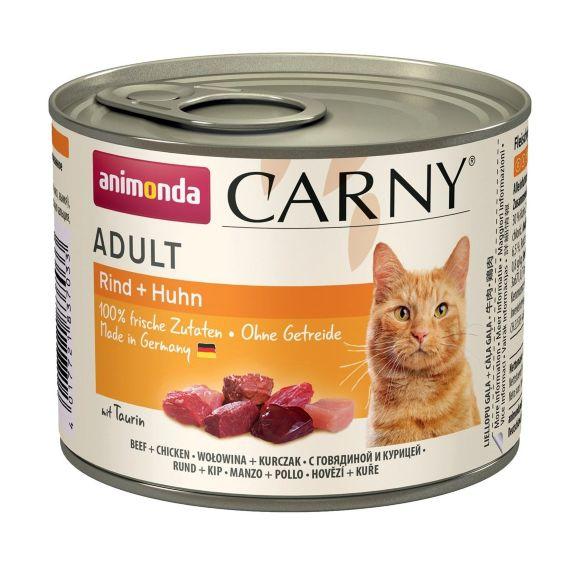 Animonda Carny Adult - Консервы для кошек Говядина с курицей