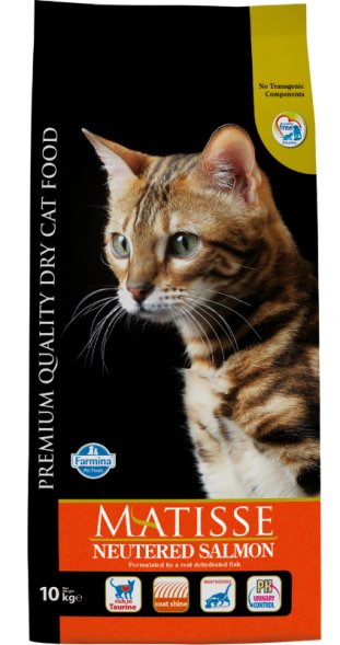 Farmina Matisse Neutered - Сухой корм для стерилизованных кошек, с Лососем