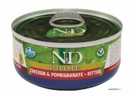 Farmina N&D PRIME - Консервы для котят, курица и гранат 70 гр