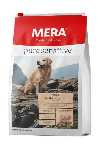 Mera Pure Sensitive Senior - Сухой корм для пожилых собак с индейкой и рисом