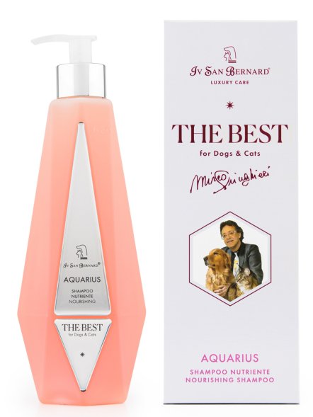 Iv San Bernard The Best line Aquarius — Шампунь для восстановления и питания шерсти с экстрактом виноградной лозы 550 мл