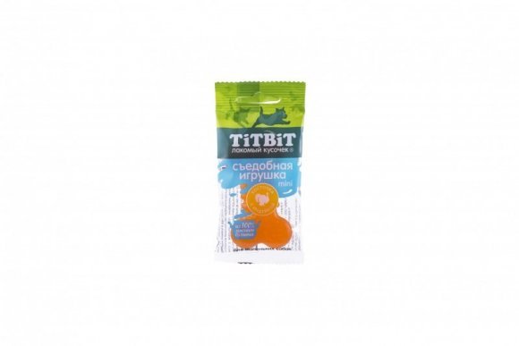 TitBit - Съедобная игрушка косточка с индейкой 20гр