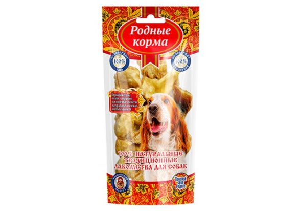 Родные Корма - Традиционные - Лакомство для собак, хрустики говяжьи 40гр