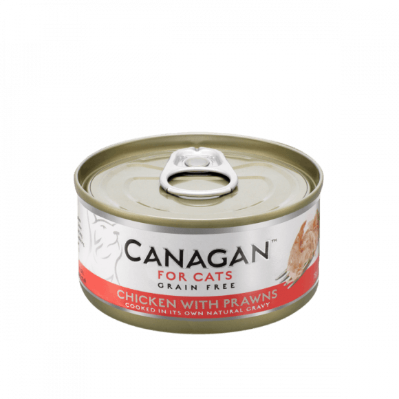 Canagan - Консервы для кошек, с цыпленком и креветками 75гр