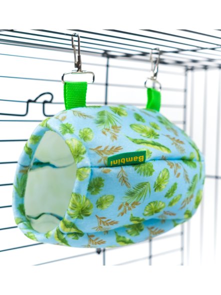 Bambini Pets - Гамак подвесной из фетра, мяч регби для грызунов и хорьков 18*13*13 см