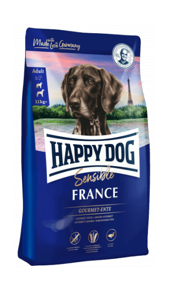 Happy Dog Sensible France - Сухой корм для собак средних пород, с Уткой и Картофелем