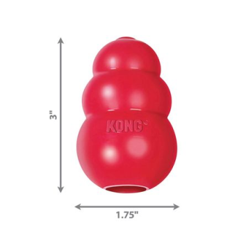 Kong - Игрушка для собак, Каучук, Красный