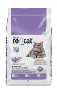 Ro Cat - Комкующийся наполнитель без пыли, с ароматом Лаванды, пакет