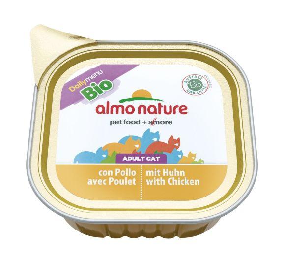 Almo Nature - паштет для кошек Био-меню с курицей 100гр