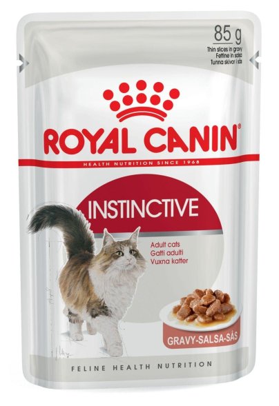 Royal Canin Instinctive - Влажный корм для взрослых кошек в соусе 85гр