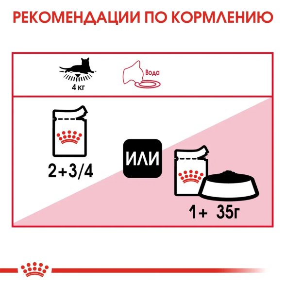 Royal Canin Instinctive - Влажный корм для взрослых кошек в соусе 85гр