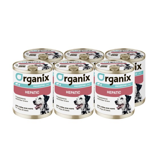 Organix Preventive Hepatic - Консервы для собак, поддержание здоровья печени, (Профилактика)