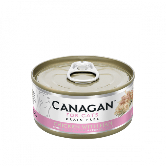 Canagan - Консервы для кошек, с цыпленком и ветчиной 75гр