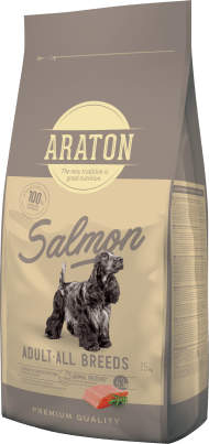 Araton Adult Salmon - Сухой корм для взрослых собак, с лососем