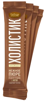 Деревенские Лакомства - Нежное пюре для кошек из Говядины, 4*10 гр