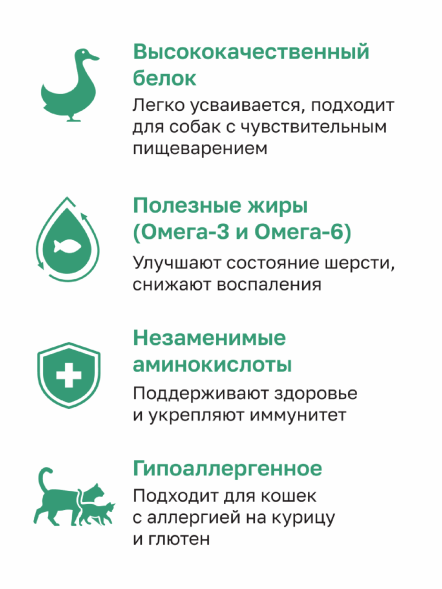 Organix - Лакомство для кошек - Нежная нарезка утиного филе, 100% мясо