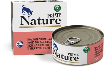 Prime Nature - Консервы для собак, тунец с креветками и алоэ в бульоне, 150 гр