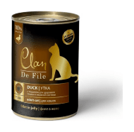 Clan De File - Консервы для кошек с уткой № 87 340 г