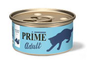 Prime - Консервы для взрослых кошек, Курица и Говядина, Паштет, 75 гр