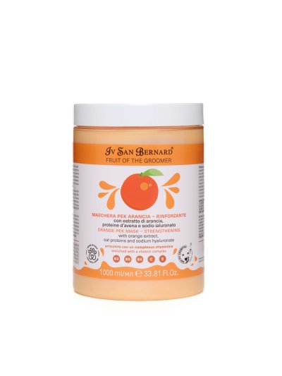 Iv San Bernard Fruit of the Groomer Orange — Восстанавливающая маска для слабой и выпадающей шерсти с протеинами овса