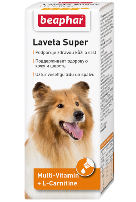Beaphar - Витамины для улучшения состояния шерсти у собак 50 мл (Laveta Super) Beaphar - Витамины для улучшения состояния шерсти у собак 50 мл (Laveta Super)