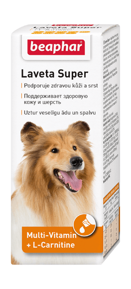 Beaphar Laveta Super For Dogs - Витамины для улучшения состояния шерсти у собак 50мл