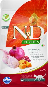 Farmina N&amp;amp;D Pumpkin - Сухой корм для кошек, Перепелка с Тыквой