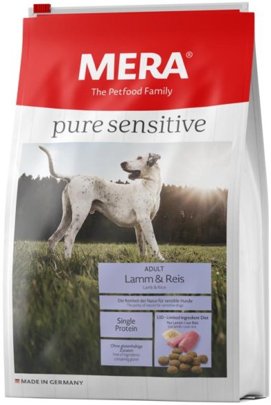 Mera Sensitive Pure - Сухой корм для взрослых собак с ягненком
